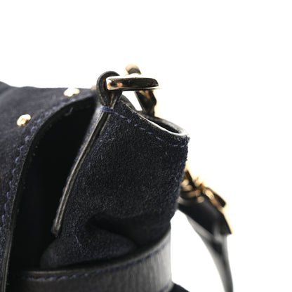 Mulberry Heavy Suede Alexa Tassel Satchel Ink Blue 12 of 14