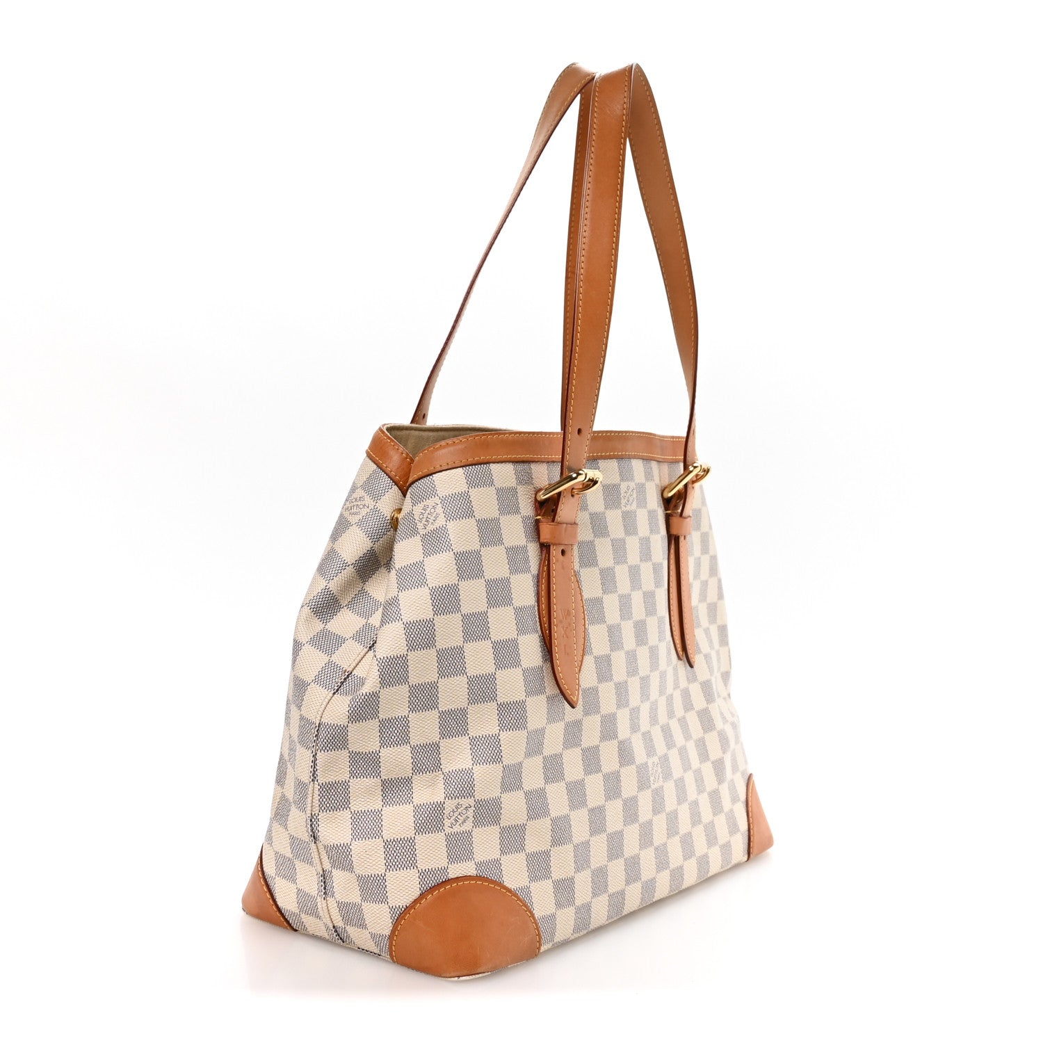Louis Vuitton Damier Azur Hampstead MM 3 of 10