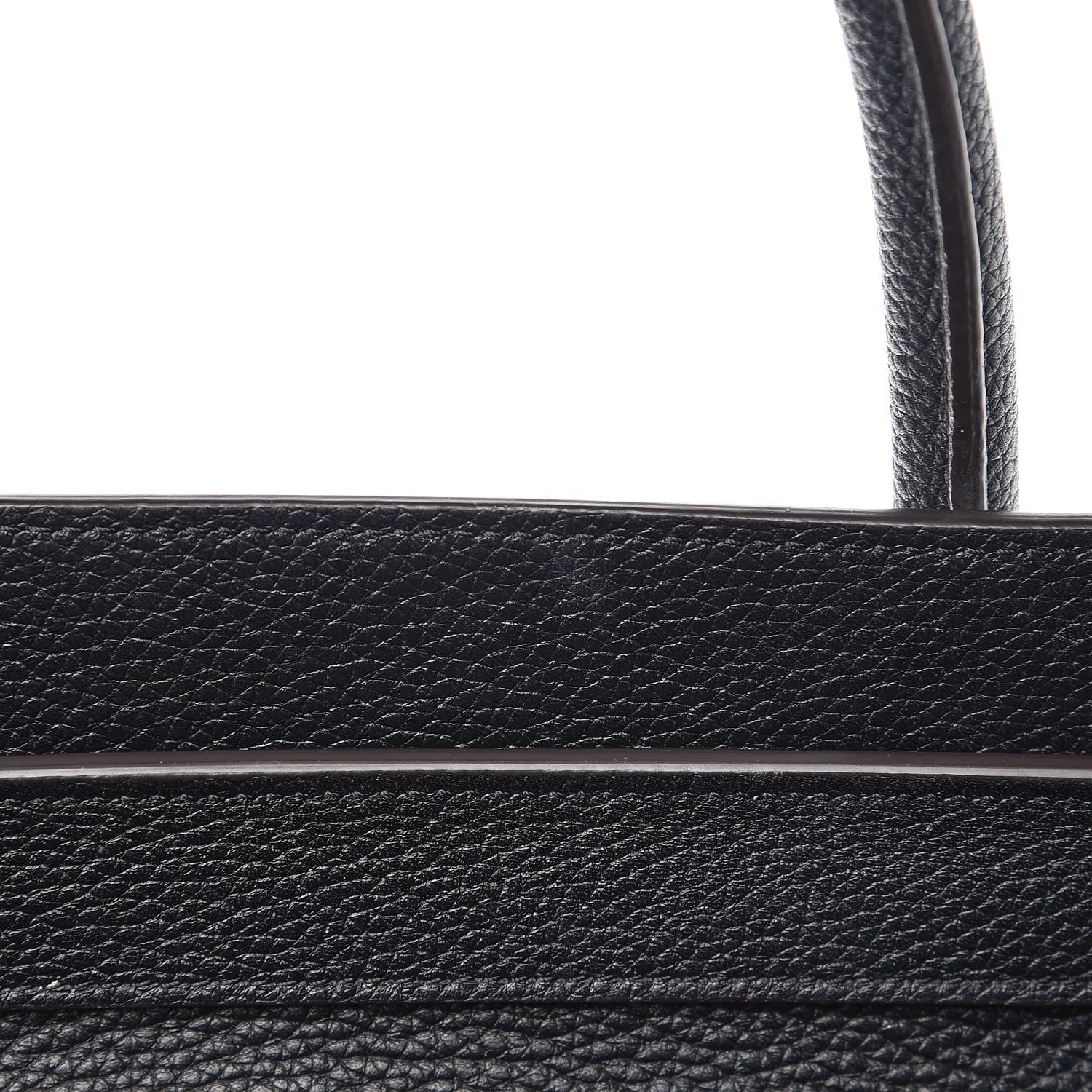 Celine Drummed Calfskin Mini Luggage Black 8 of 19