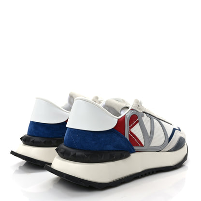 Valentino Garavani Fabric Suede Mens Netrunner Sneakers 43 White Multicolor 5 of 9