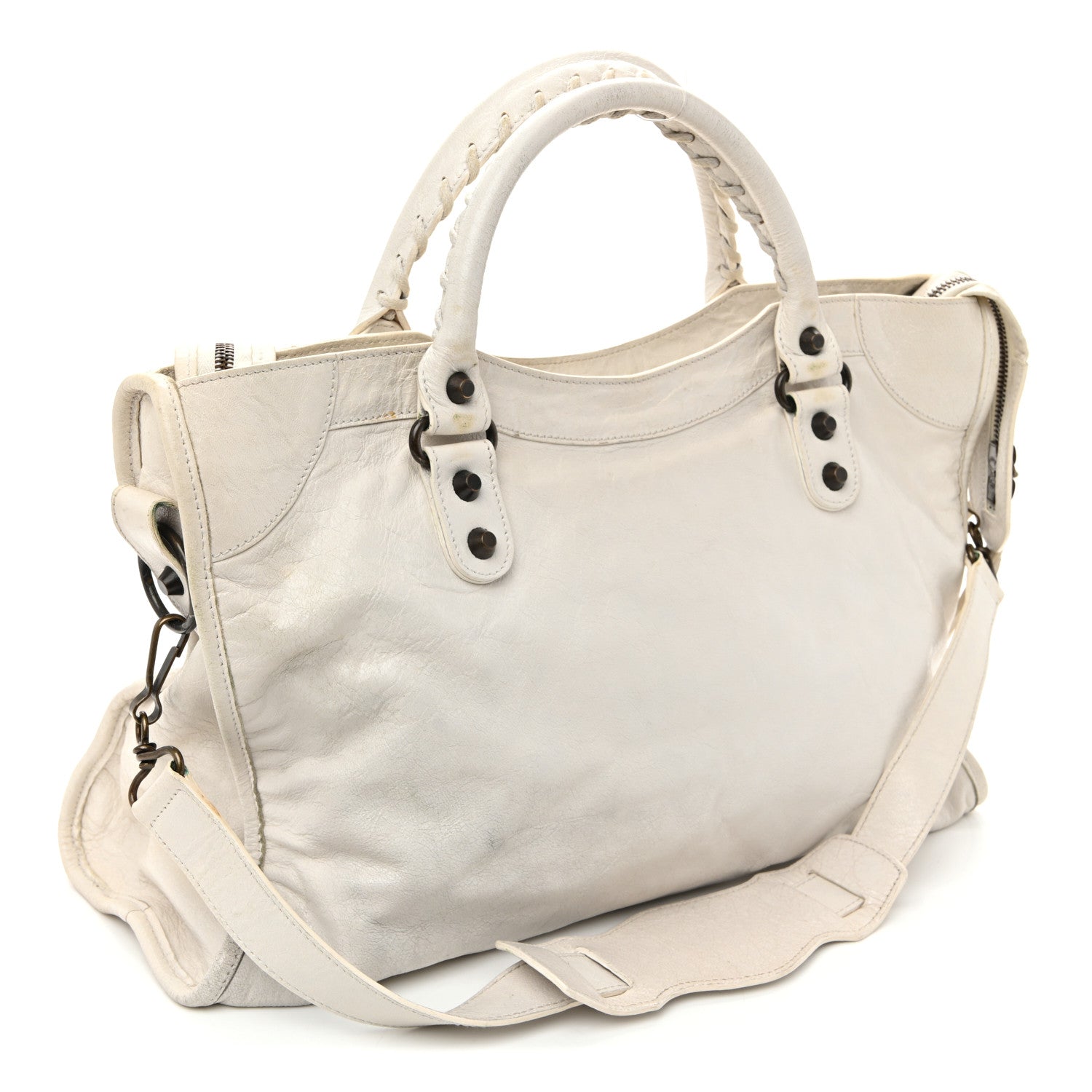 Balenciaga Agneau Classic Hardware City Ivory 4 of 13