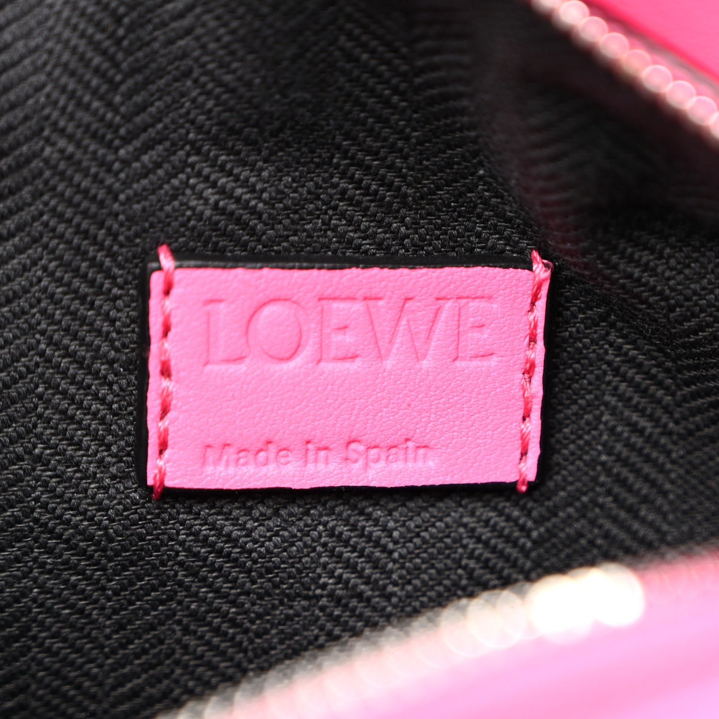 Calfskin Mini Puzzle Bumbag Neon Pink