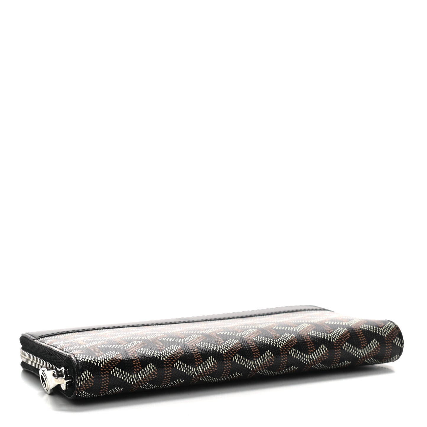 Goyardine Matignon Zip Around GM Wallet Black