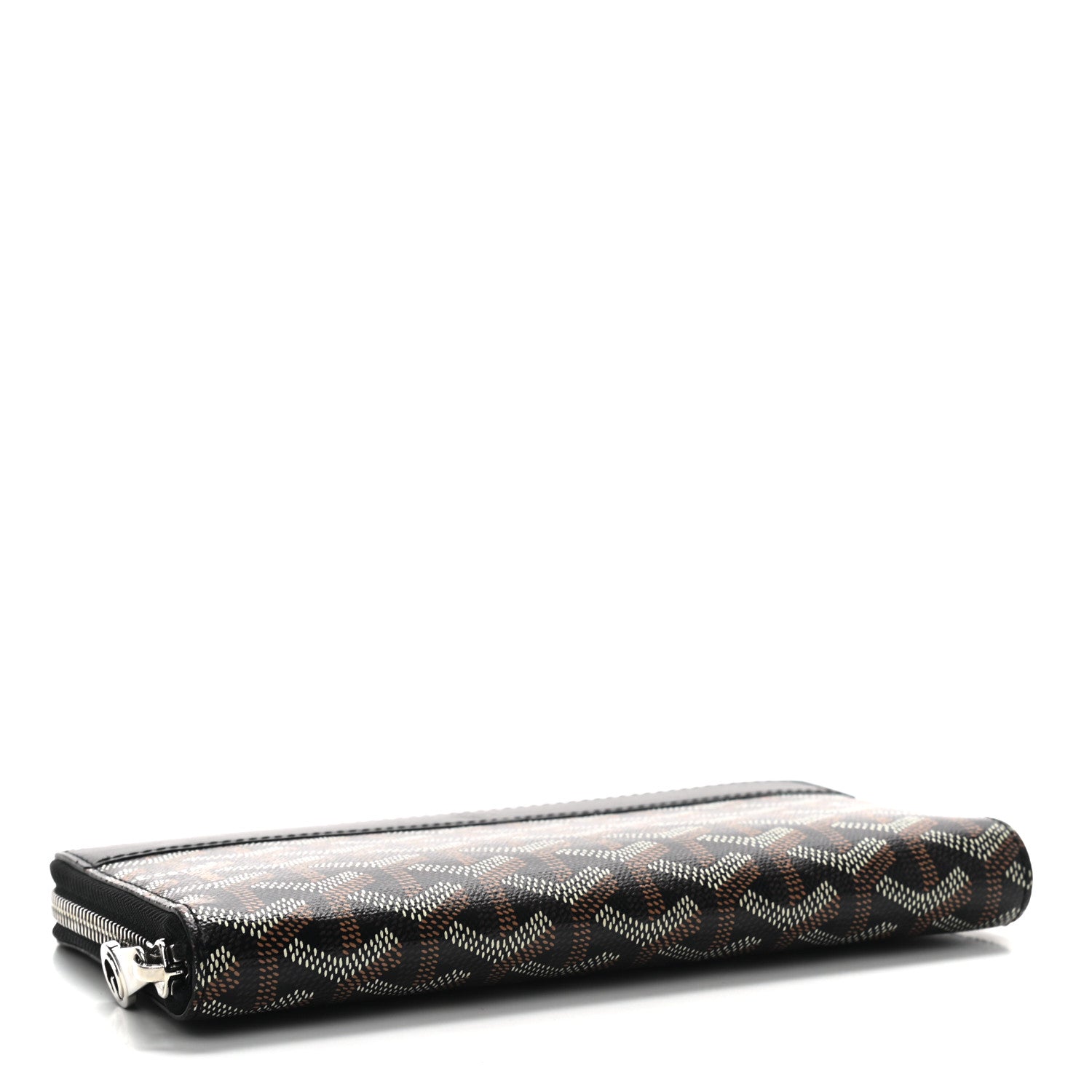 Goyard Goyardine Matignon Zip Around GM Wallet Black 4 of 8