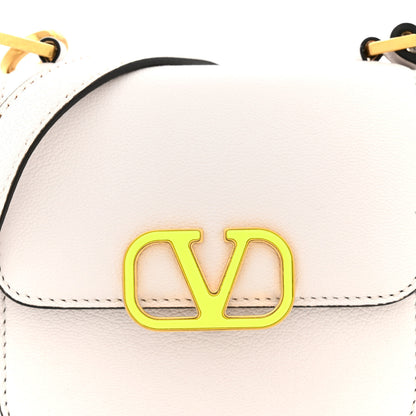 Valentino Garavani Goatskin Micro VSling Shoulder Bag White 7 of 13
