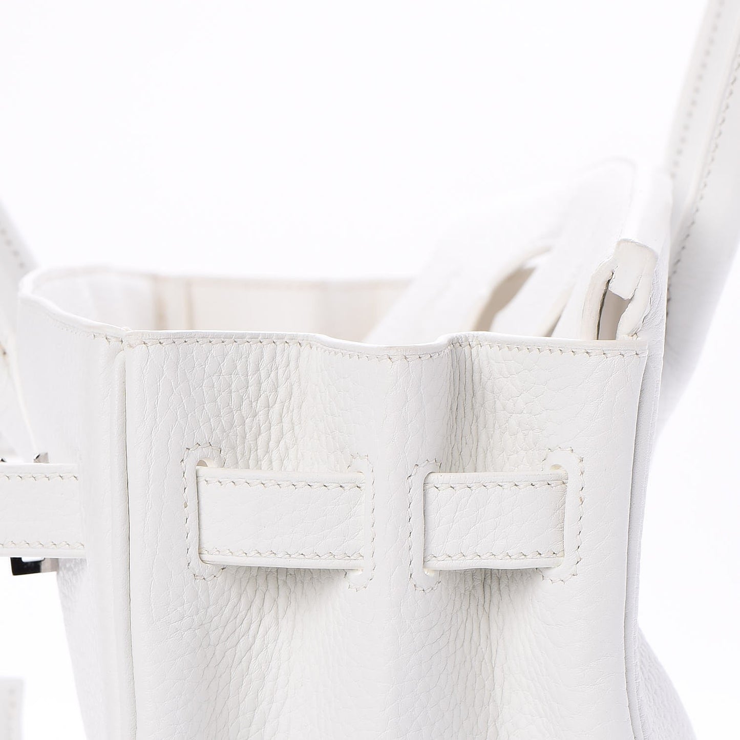 Taurillon Clemence Birkin 30 White