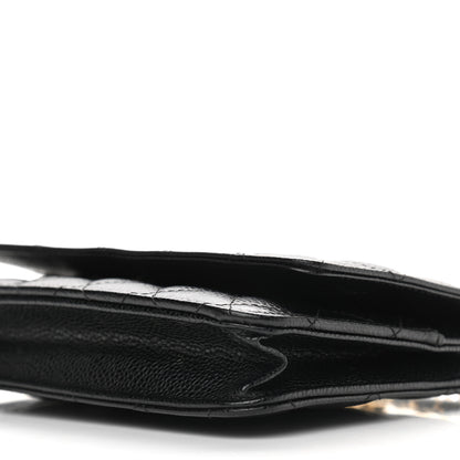 Chanel Caviar Quilted Wallet On Chain WOC Black 10 of 10