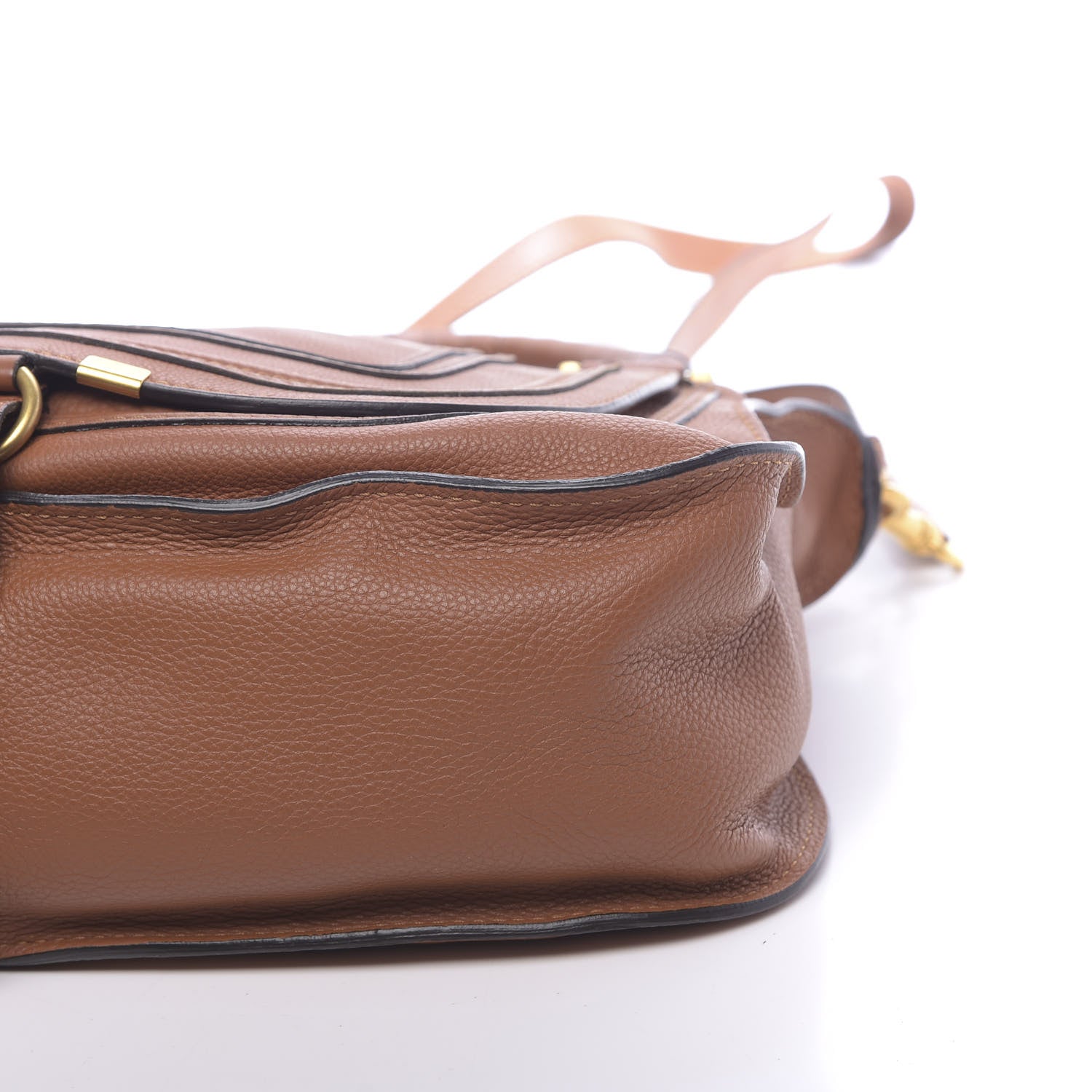 Chloe Calfskin Medium Marcie Satchel Tan 9 of 14