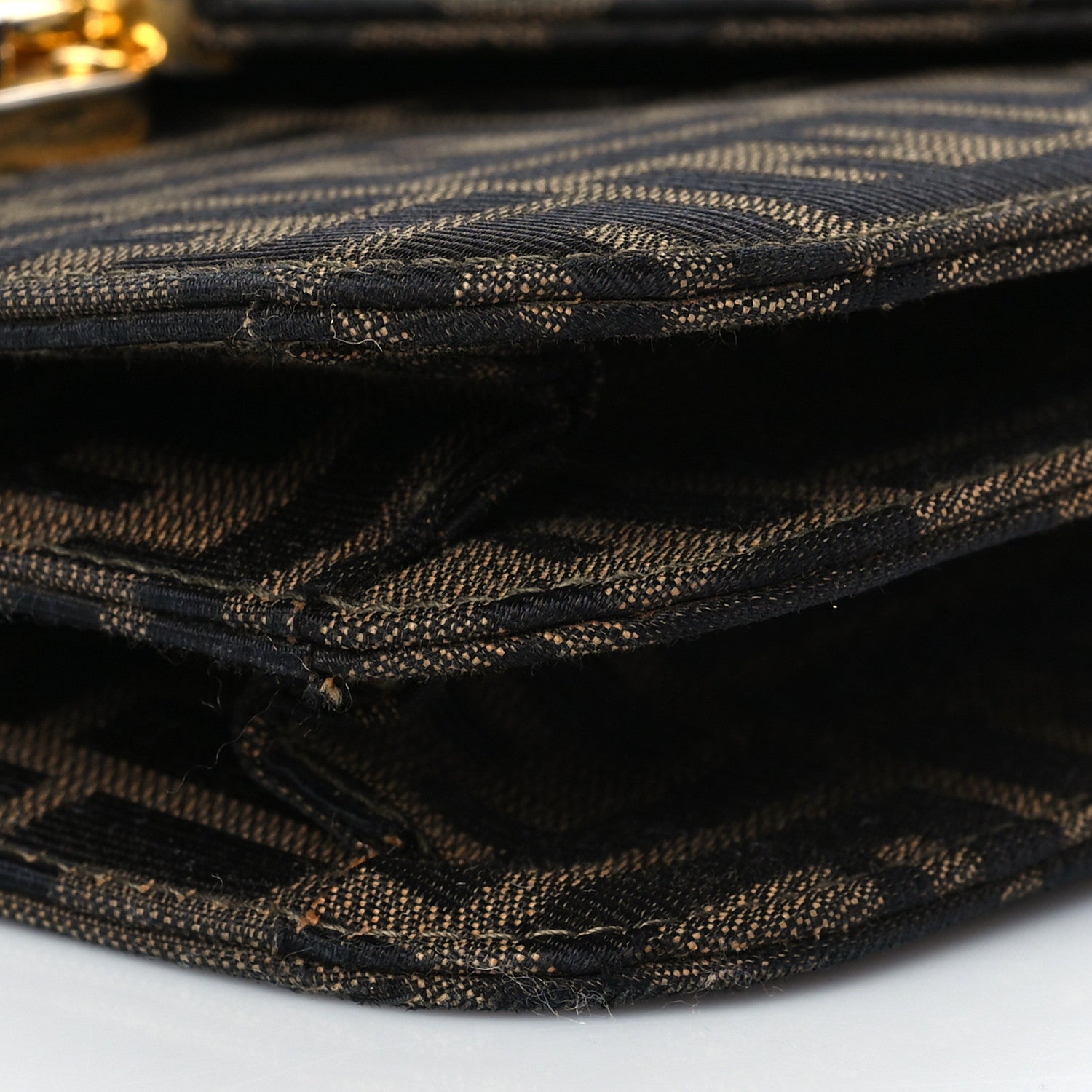 Fendi Zucca Flap Tobacco Moro 9 of 10