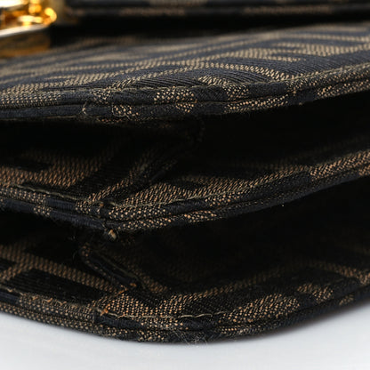 Fendi Zucca Flap Tobacco Moro 9 of 10