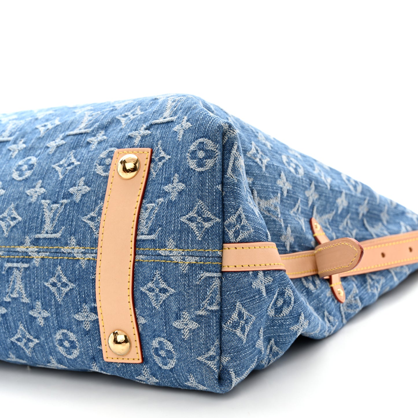 Monogram Denim CarryAll MM Blue
