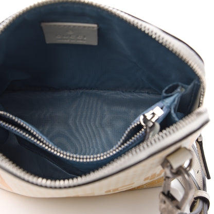 Gucci X SEGA Calfskin GUCCY Stars Mini Dome Shoulder Bag Mystic White Gold 4 of 8