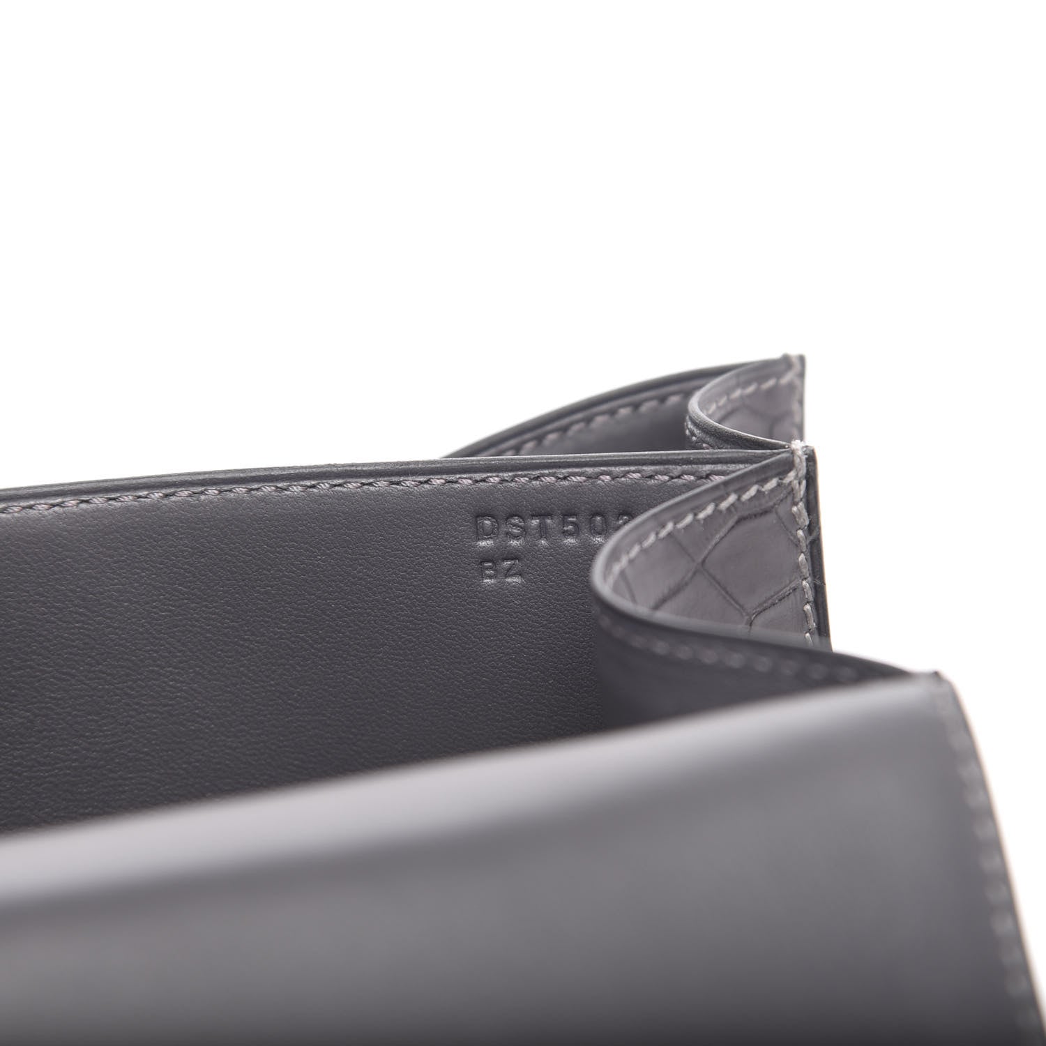 Hermes Matte Alligator Constance 24 Graphite 7 of 18