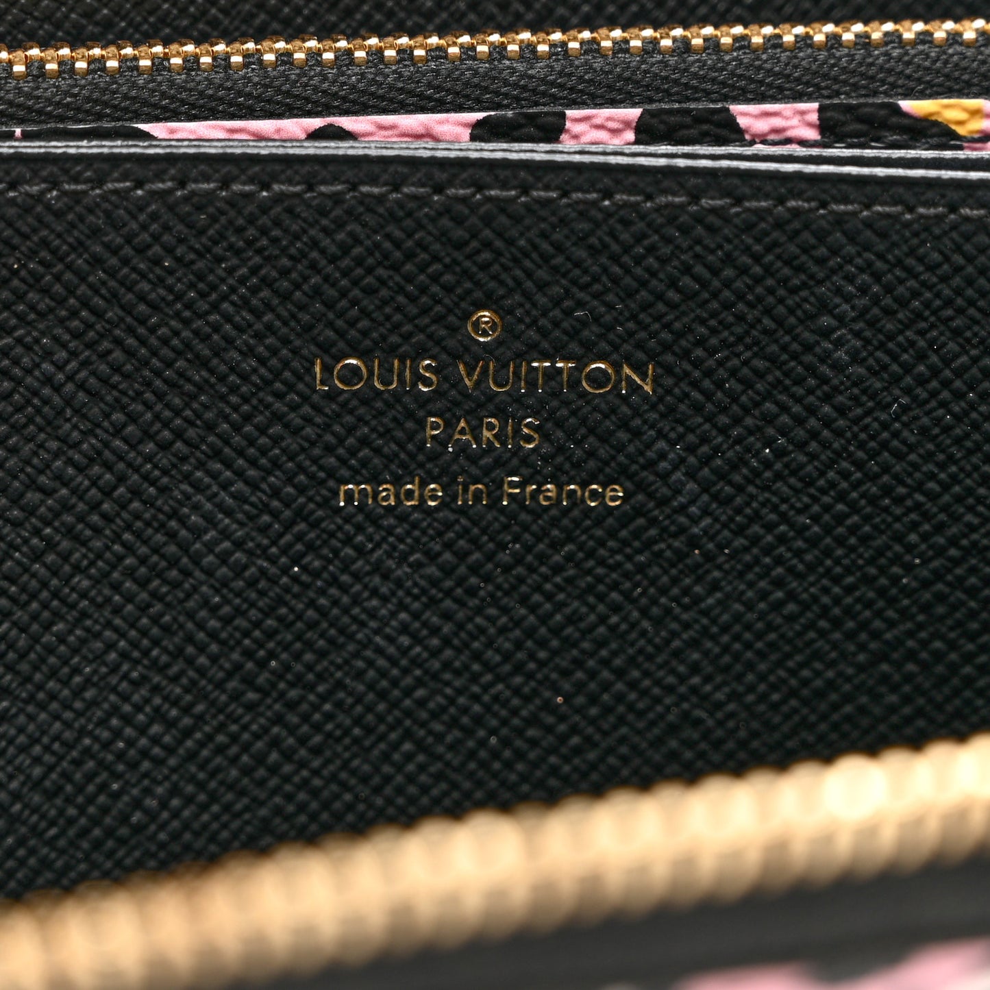 Monogram Giant Wild At Heart Zippy Wallet Black