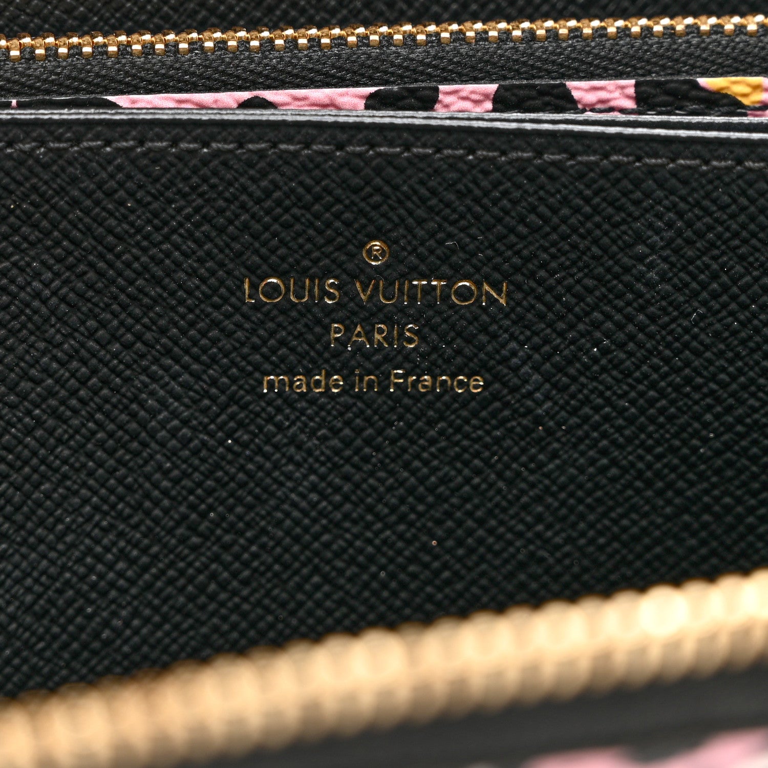 Louis Vuitton Monogram Giant Wild At Heart Zippy Wallet Black 6 of 6