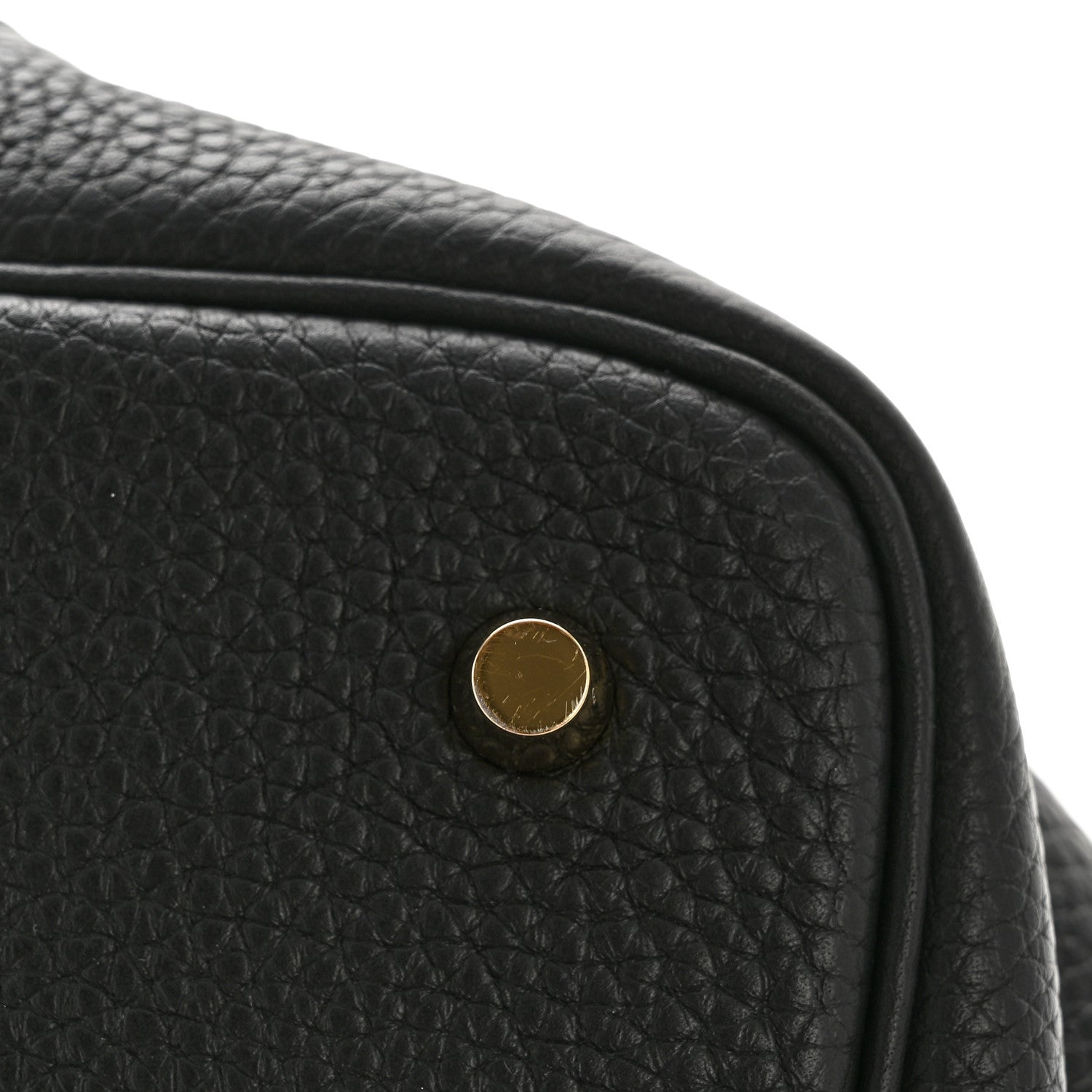 Hermes Taurillon Clemence Picotin Lock 22 MM Black 1878023