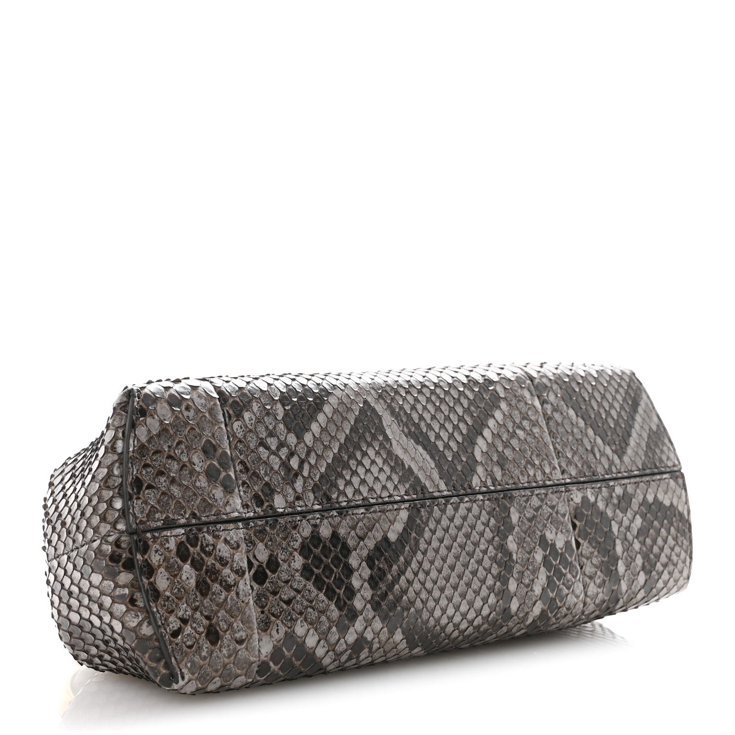 【新品】FENDI ファースト　スモール　グレーパイソン Fendi Snakeskin Small Fendi First Asfalto 1812953 – FASHIONPHILE