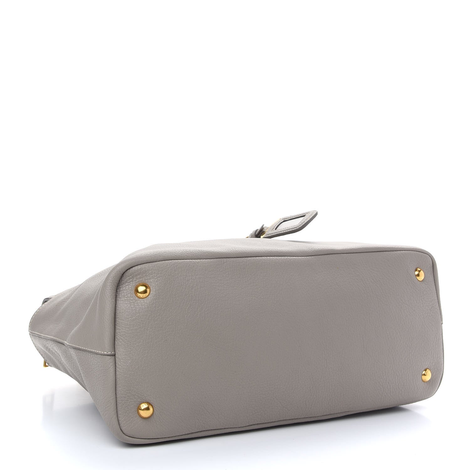Prada Vitello Daino Chain Shoulder Bag Pomice 4 of 8