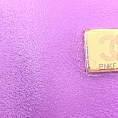 Chanel Lambskin Quilted CC In Love Heart Bag Purple 7 of 11