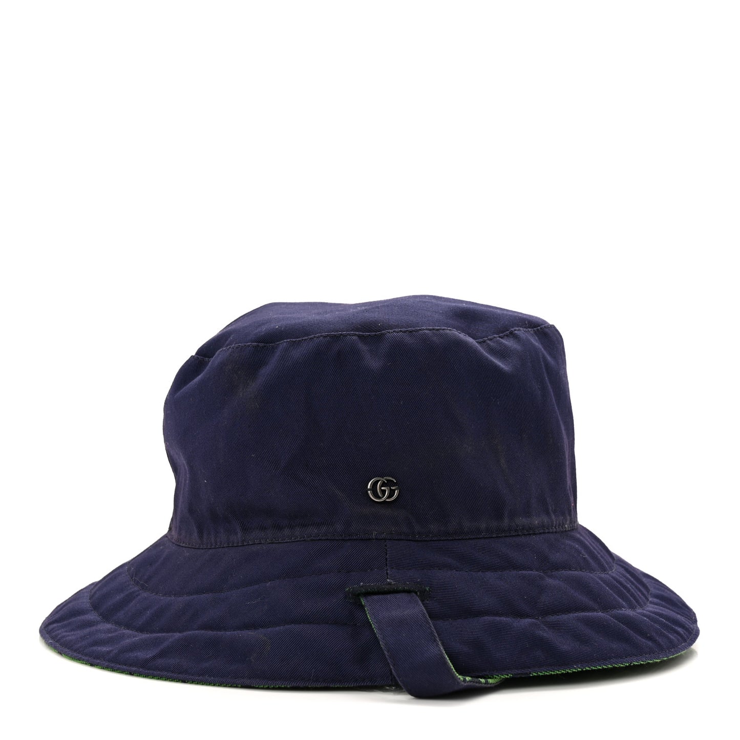 Monogram Multicolor Reversible Self-Tie Bucket Hat S Green Blue