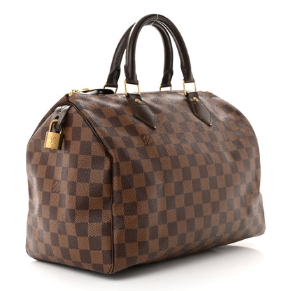 Louis Vuitton Damier Ebene Speedy 30 3 of 10