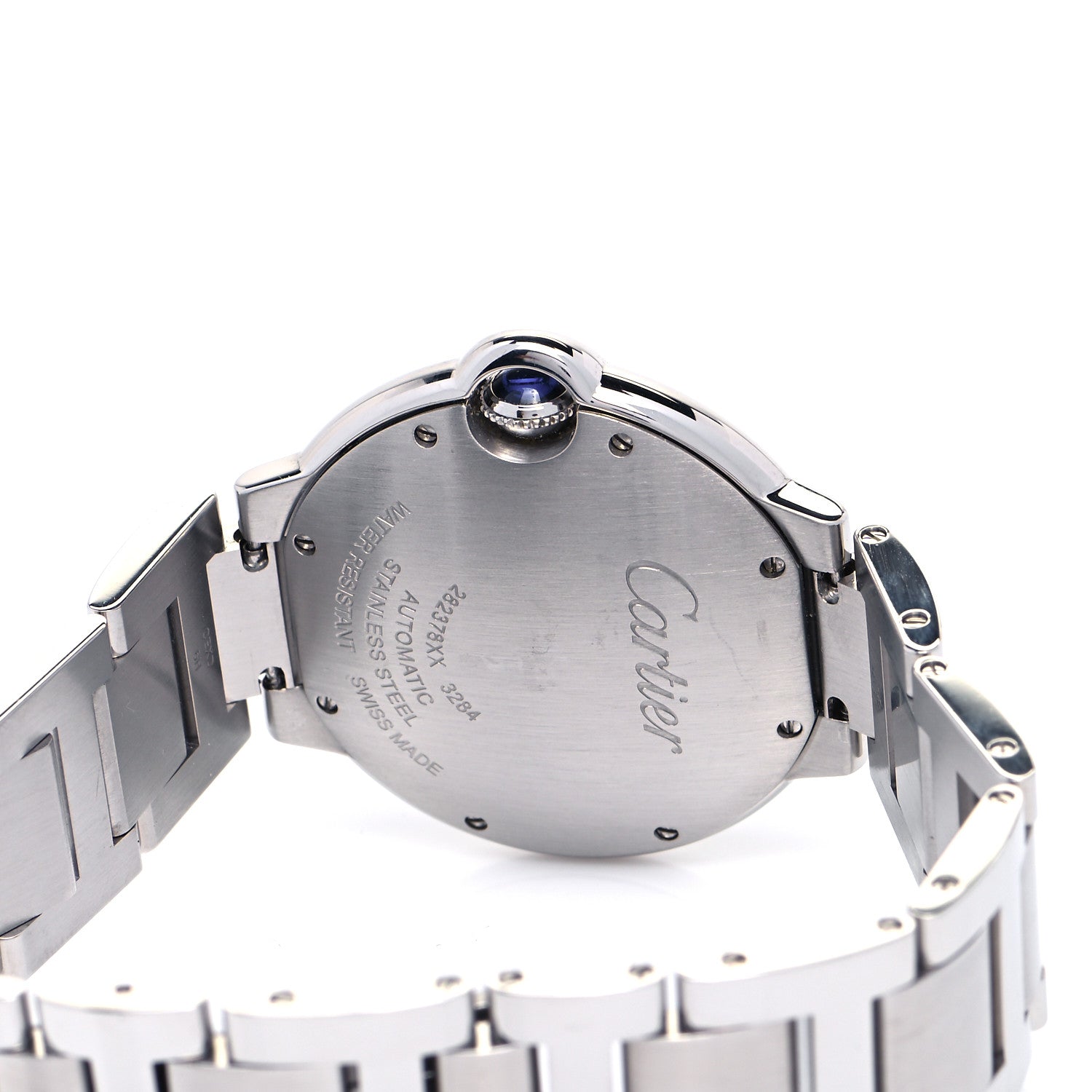 Cartier Stainless Steel Diamond Bezel 36mm Ballon Bleu De Cartier Automatic Watch 4 of 4