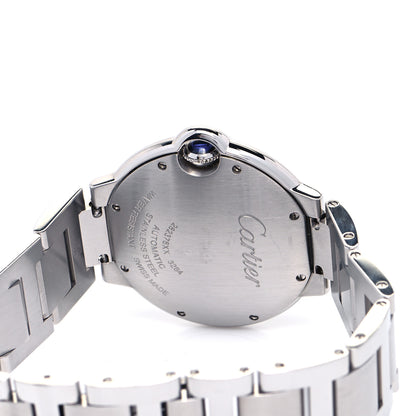 Cartier Stainless Steel Diamond Bezel 36mm Ballon Bleu De Cartier Automatic Watch 4 of 4