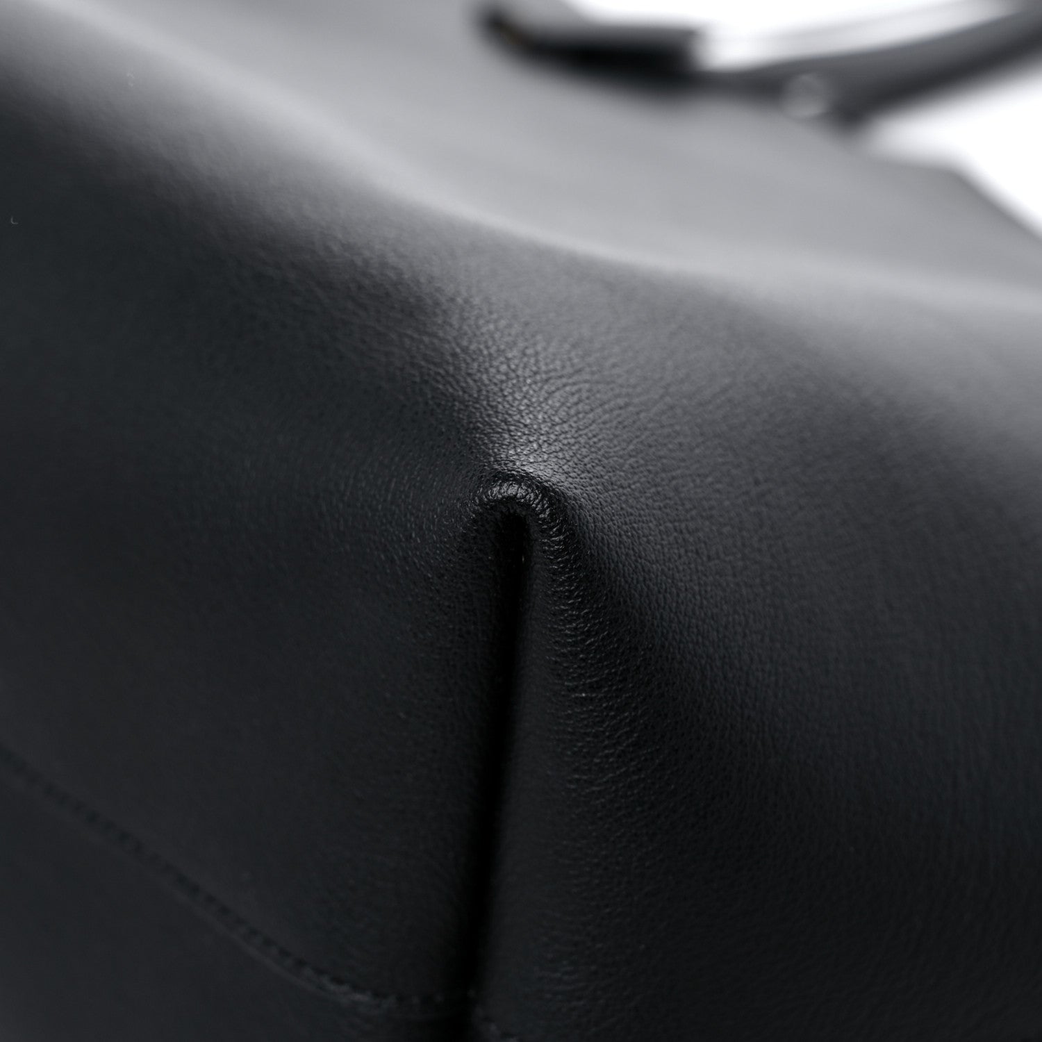 Saint Laurent Calfskin Large Shopping Tote Black 10 of 18