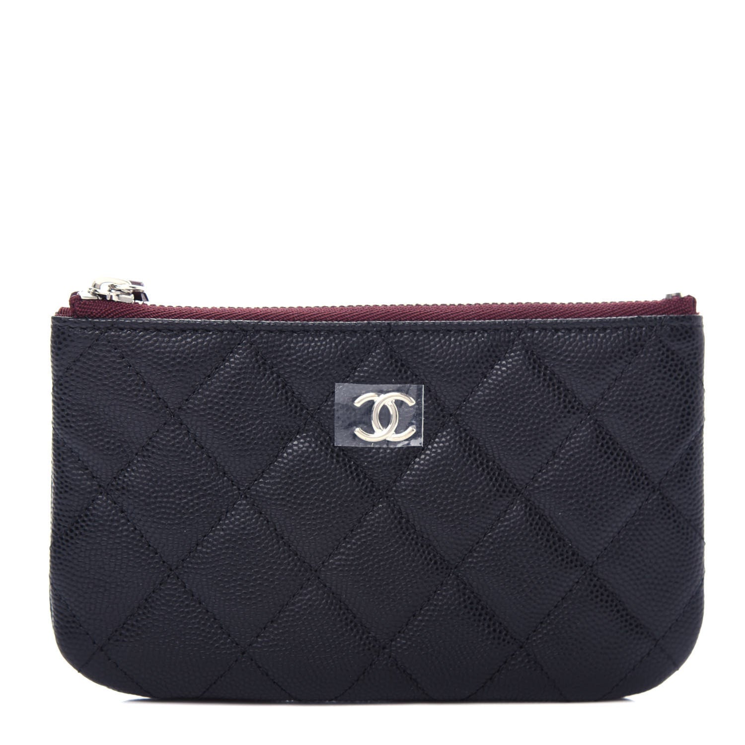 Chanel Caviar Quilted Small Cosmetic Case Black 1 of 8