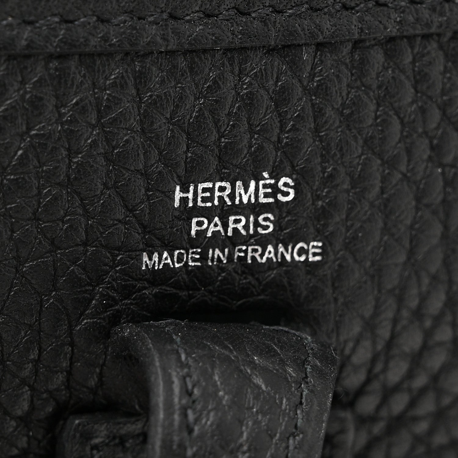 Hermes Taurillon Clemence Evelyne TPM Black 6 of 10