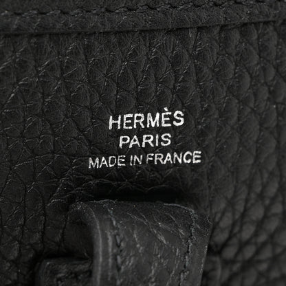 Hermes Taurillon Clemence Evelyne TPM Black 6 of 10