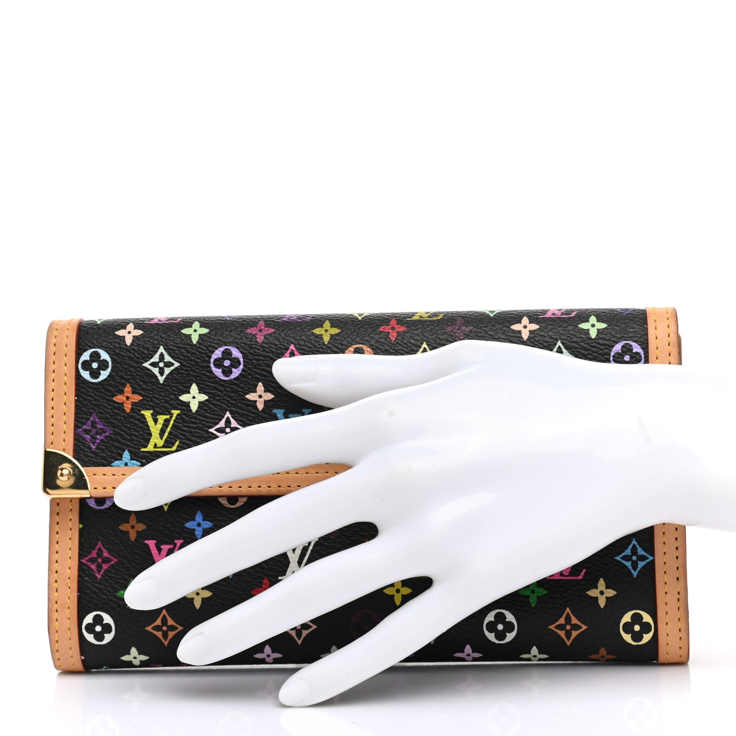 Monogram Multicolor Porte Tresor International Wallet Black