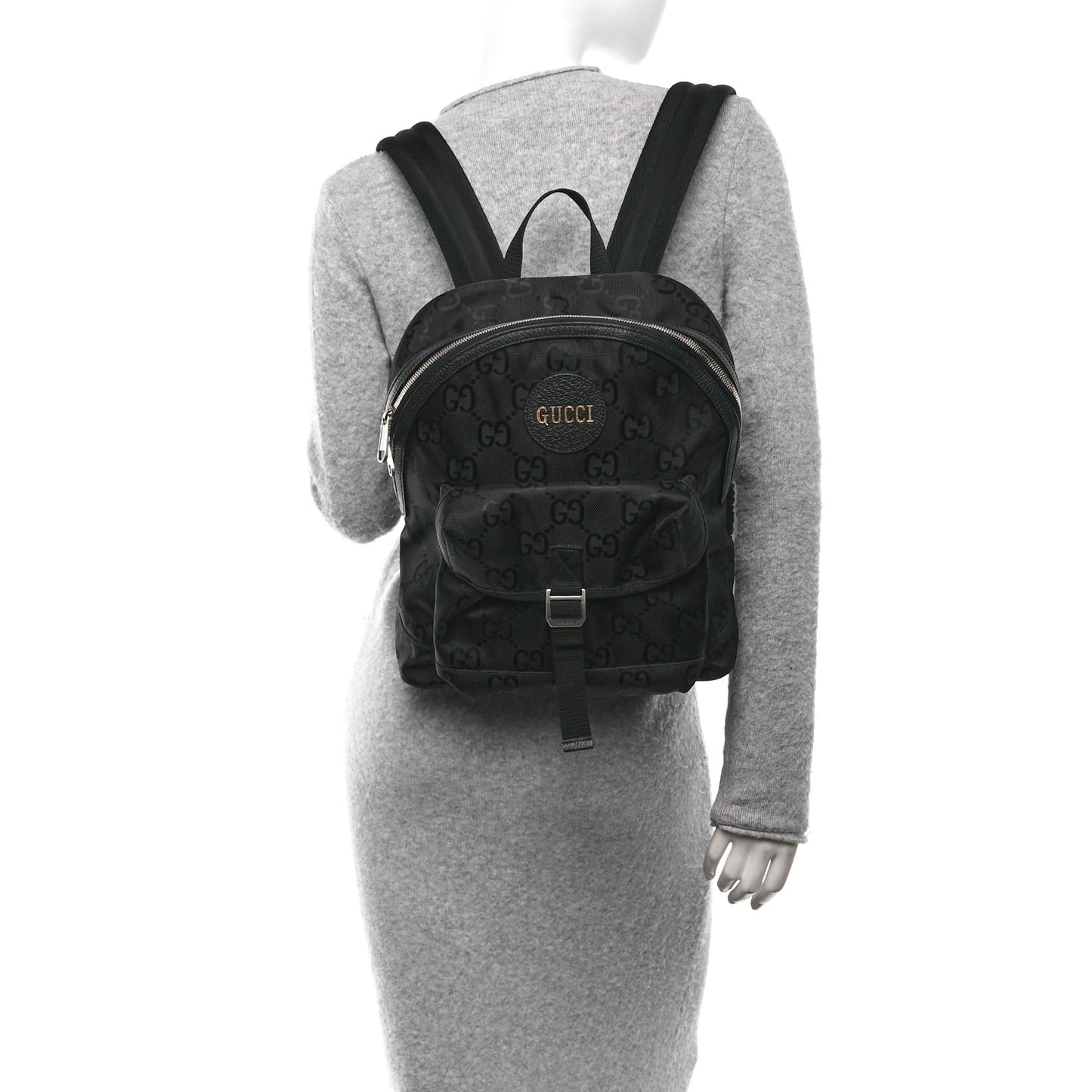 Econyl Nylon Monogram Off The Grid Backpack Black