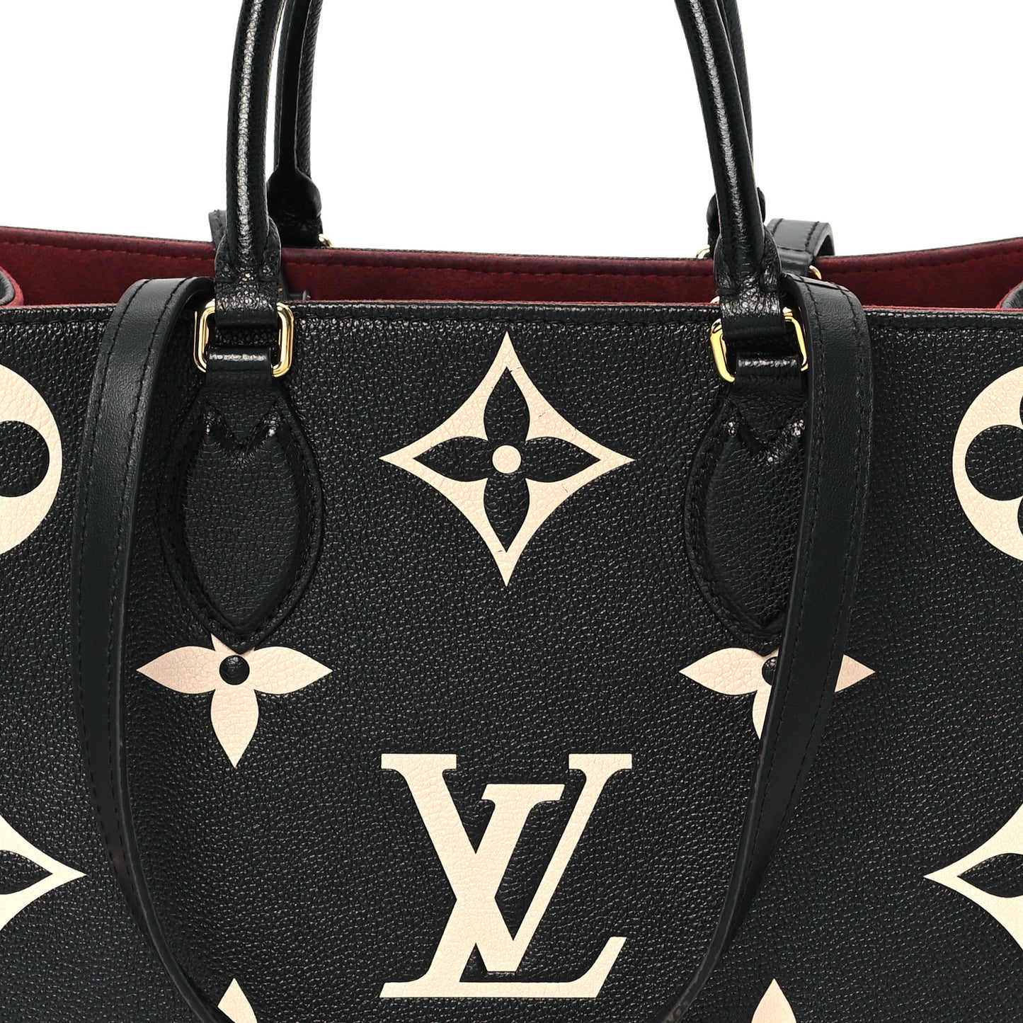 Empreinte Monogram Giant Onthego MM Black Beige