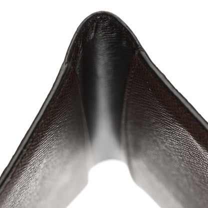 Louis Vuitton Damier Ebene Checkbook Cover Wallet 9 of 10