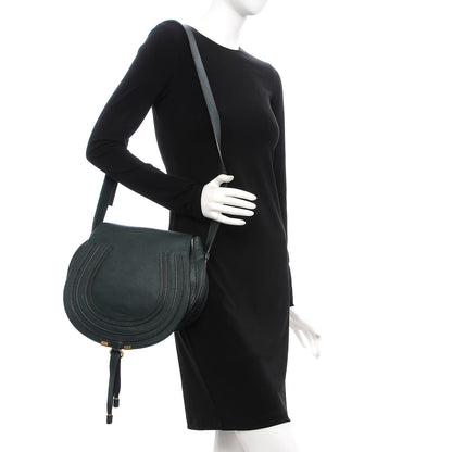 Chloe Calfskin Medium Marcie Round Crossbody Bag Epicea 2 of 10