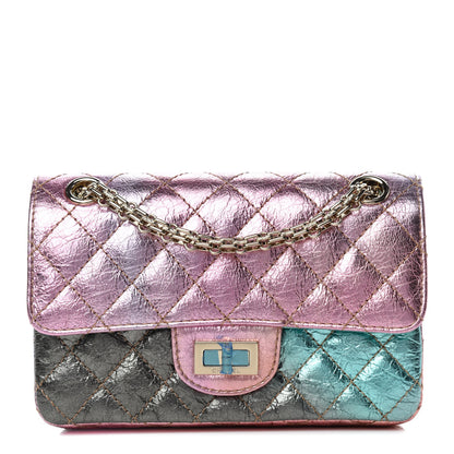 Chanel Metallic Goatskin Quilted Mini 2.55 Reissue Flap Multicolor 1 of 10