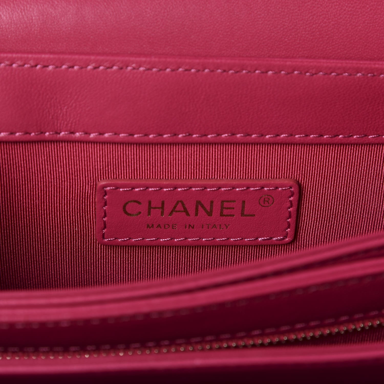 Chanel Lambskin Quilted Small Citizen Chic Flap Dark Pink 8 of 10