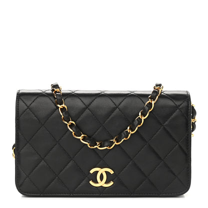 Chanel Lambskin Quilted Mini Flap Black 1 of 10
