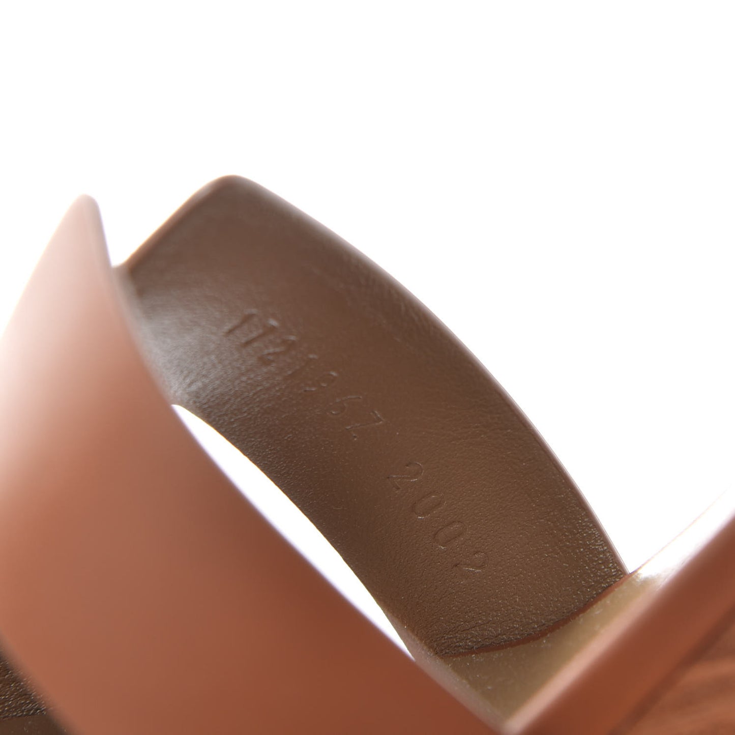 Calfskin Legend Wedge Sandals 39.5 Gold