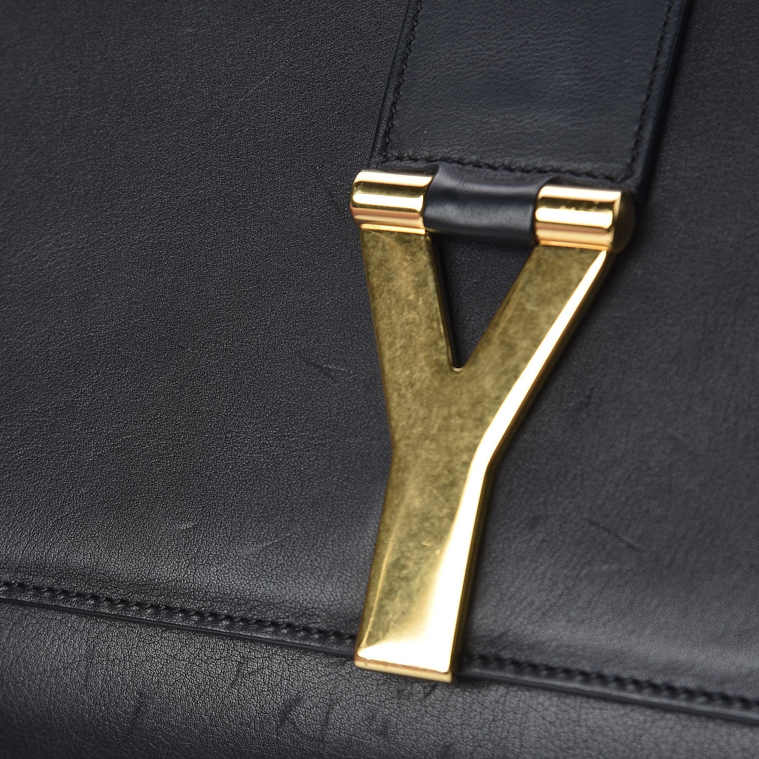 Saint Laurent Calfskin Classic Y Ligne Clutch Black 13 of 14