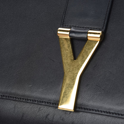 Saint Laurent Calfskin Classic Y Ligne Clutch Black 13 of 14