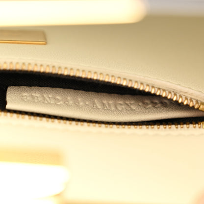 Fendi Nappa Pocket Mini Peekaboo Iconic Satchel White 7 of 10