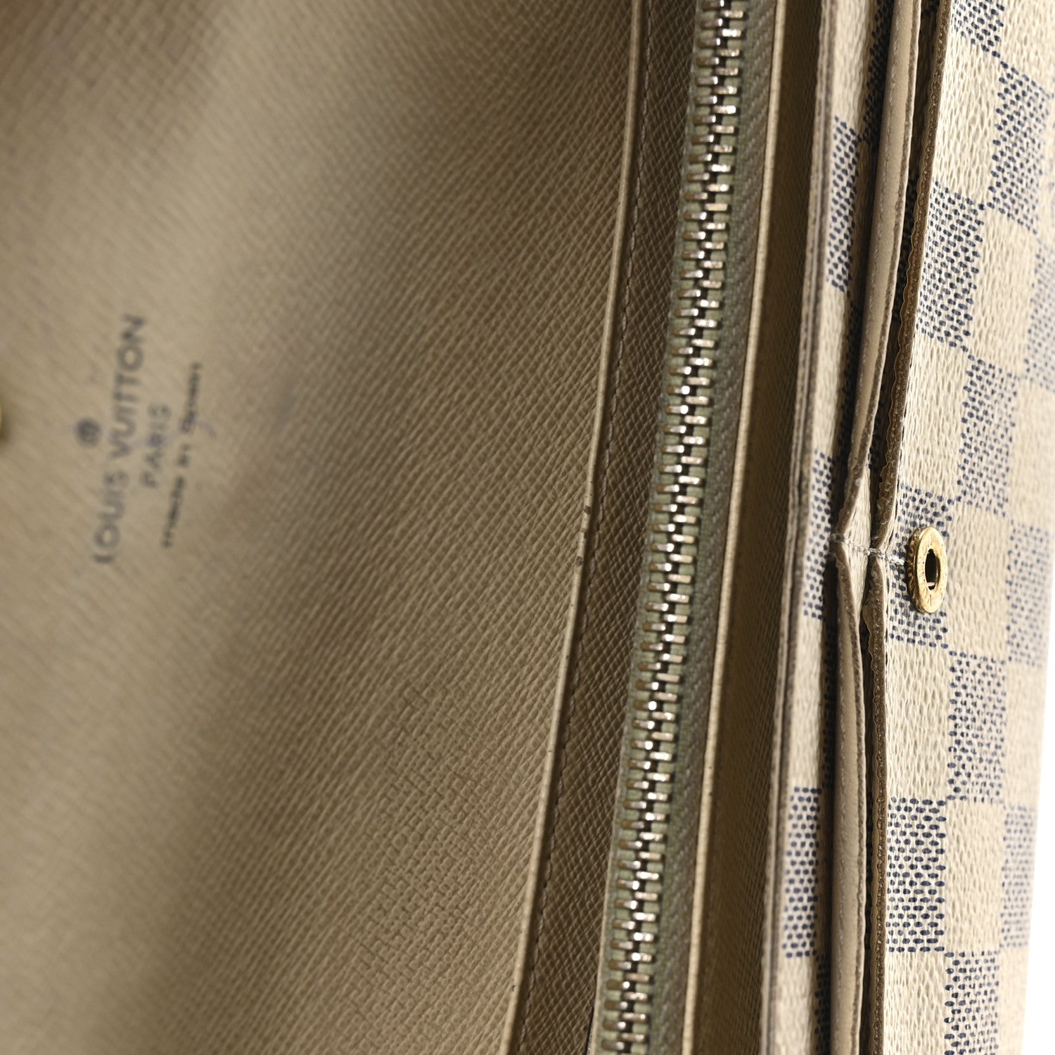 Louis Vuitton Damier Azur Sarah Wallet 9 of 9