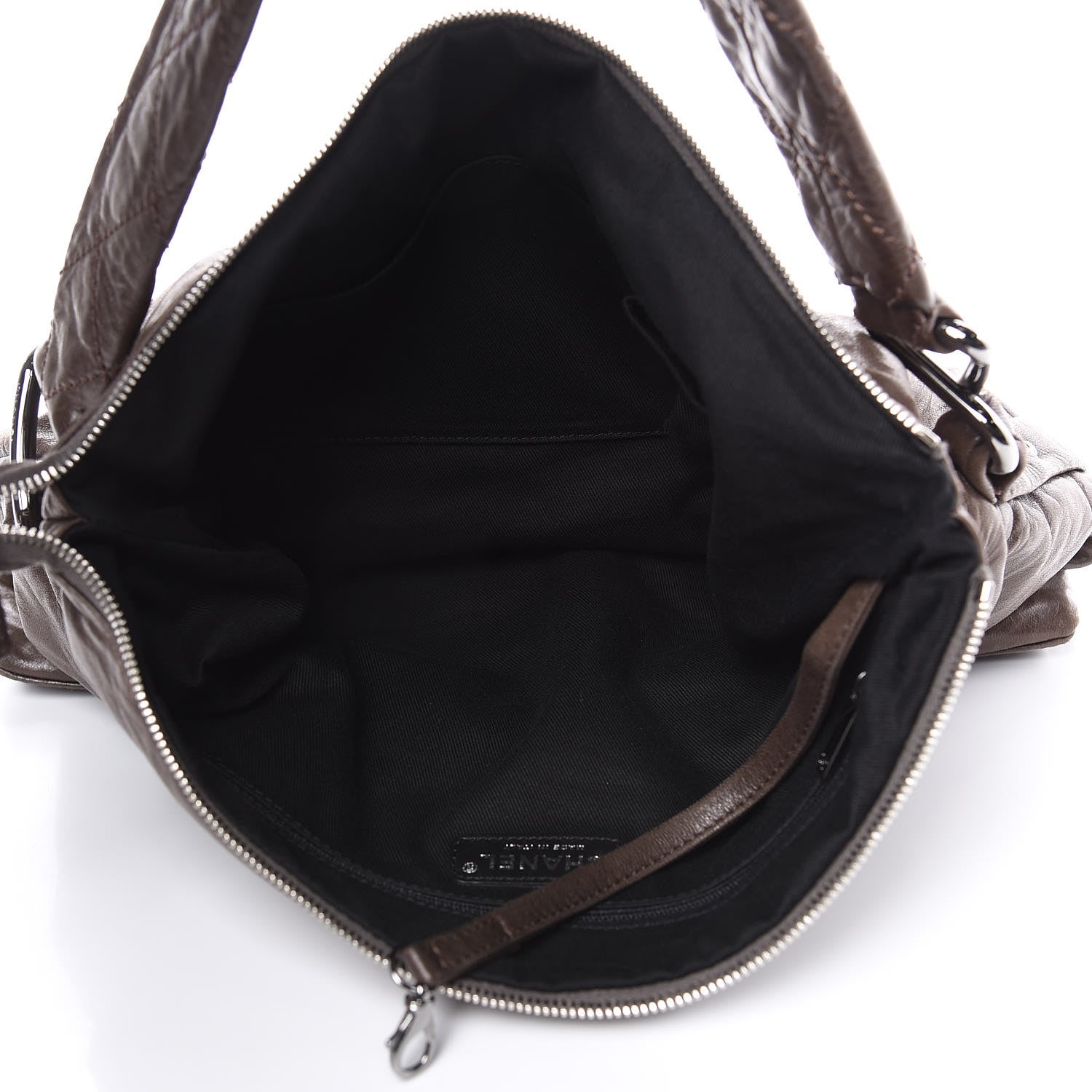 Chanel Lambskin Quilted 8 Knots Hobo Brown 5 of 13