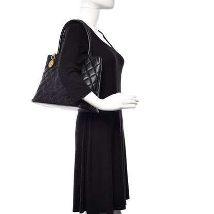 Chanel Caviar Quilted Medallion Tote Black 2 of 11