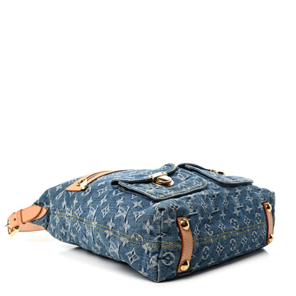 Louis Vuitton Denim Baggy GM Blue 3 of 4