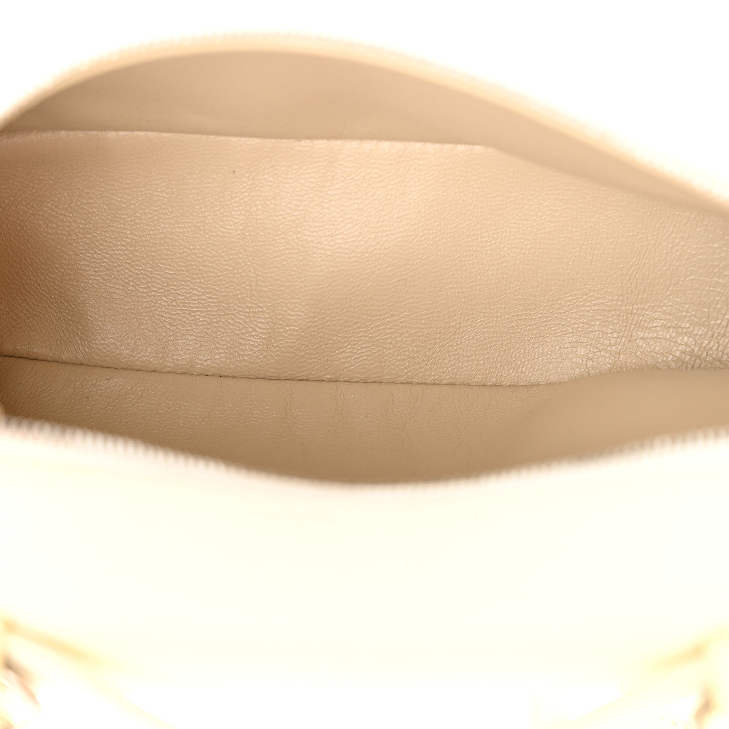 Loro Piana Grained Calfskin L19 Extra Pocket Pouch Whisper White 5 of 9