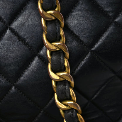 Chanel Lambskin Quilted Backpack Black 12 of 24