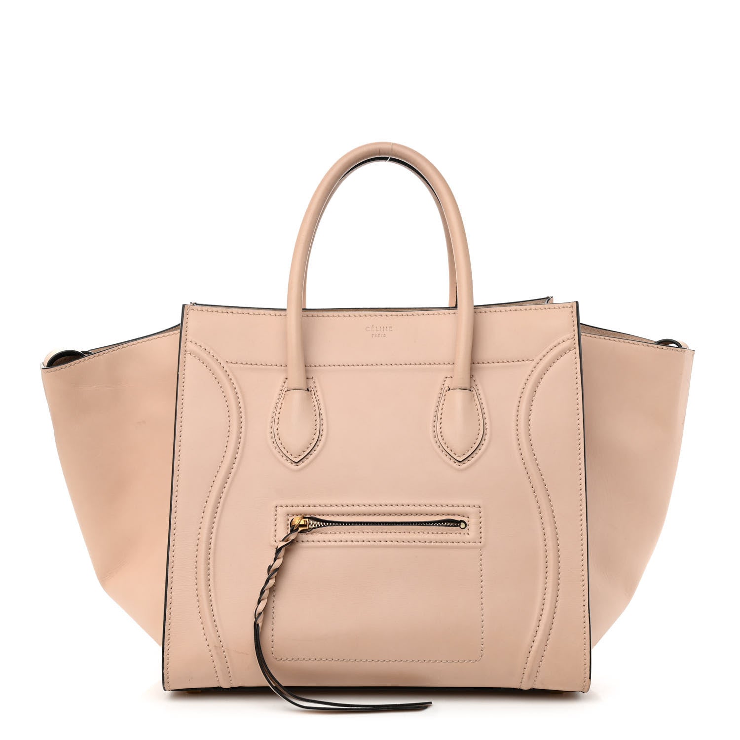 Celine Smooth Calfskin Medium Phantom Luggage Powder 1 of 12